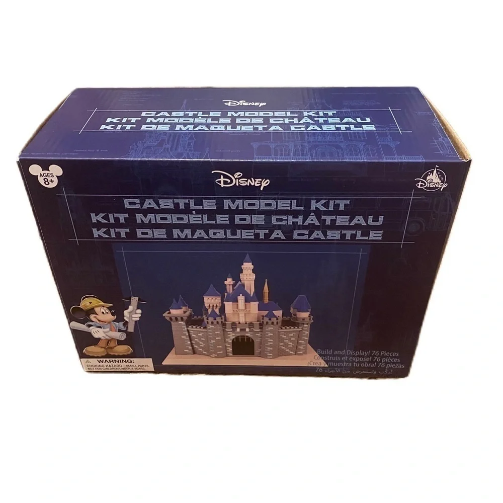 Disney Castle Model Kit - Blue and Gray NEW Disneyland Disney World